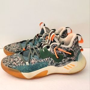 Adidas HARDEN STEPBACK 3 'TIE-DYE - GREEN OXIDE' size 8